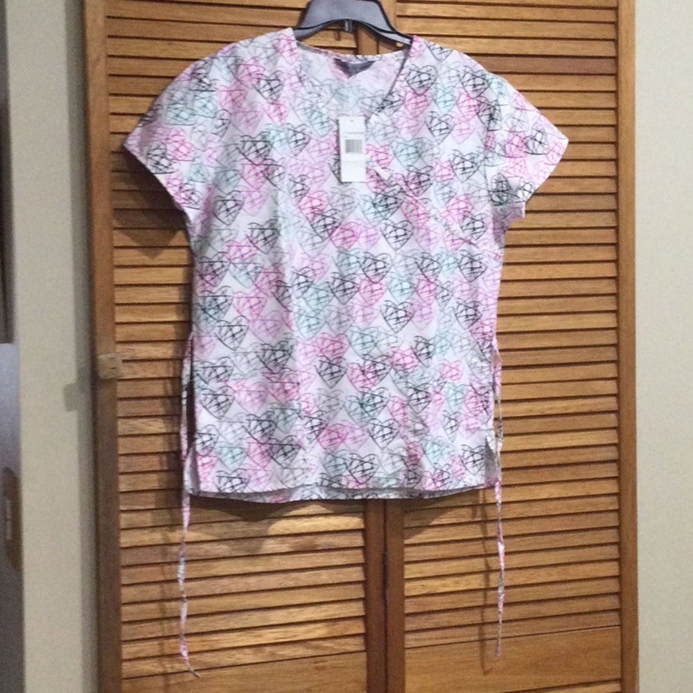 Wear for care scrub top